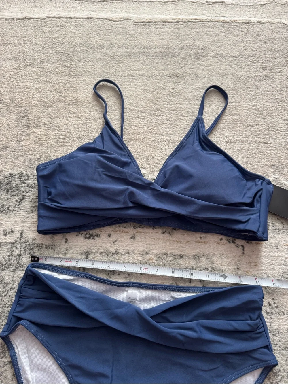 🆕 Amazon Zojuyozio Two Piece Twist Front High Waisted Bikini Sets